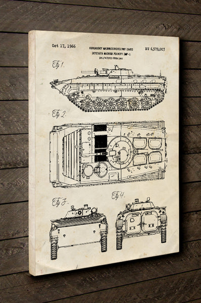 BMP1_tank_tanky_vojna_armada_patent_obraz_obrazy_na_stenu_plátne_plátno