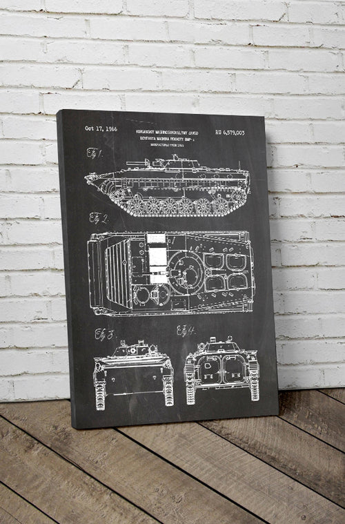 BMP1_tank_tanky_vojna_armada_patent_obraz_obrazy_na_stenu_plátne_plátno