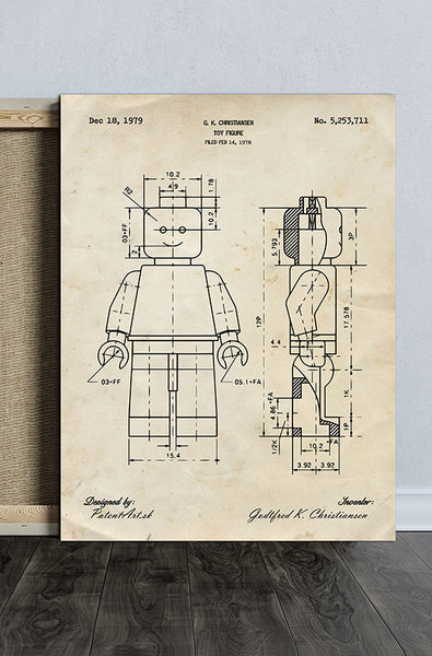 Lego_postava_obraz_platno_kanvas_vykres_dar_darcek_originalny_jedinecny_svetle