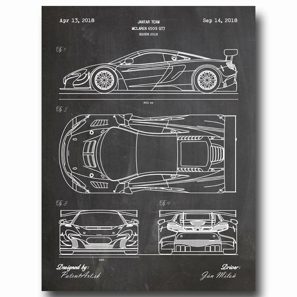 McLaren_650_GT3_hillclimb_kompce_jantar_jan_miloň_obraz_dekoracia_na_stenu_originalne_darcek_dar_pre_muza_pre_zenu_patent_obrazy_na_stenu_plátne_plátno