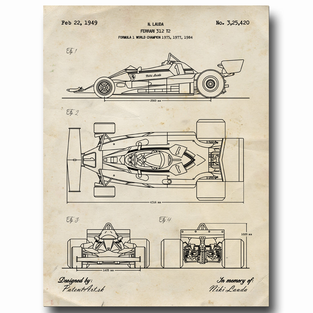 Ferrari_obraz_niki_lauda_danke_312T2_312_austria_painting_na_stenu_vyzdoba_svetly