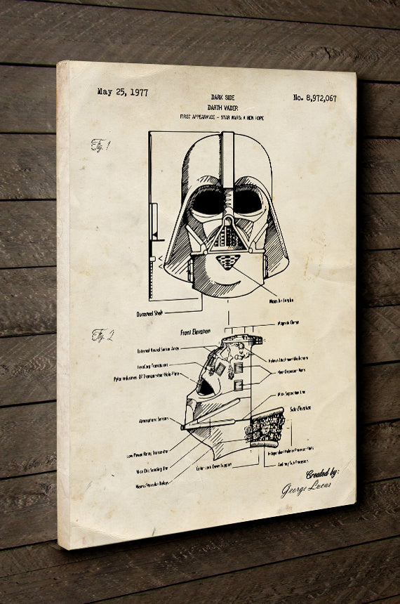 darth_vader_star_wars_dark_side_tmave_patent_obraz_obrazy_na_stenu_plátne_plátno