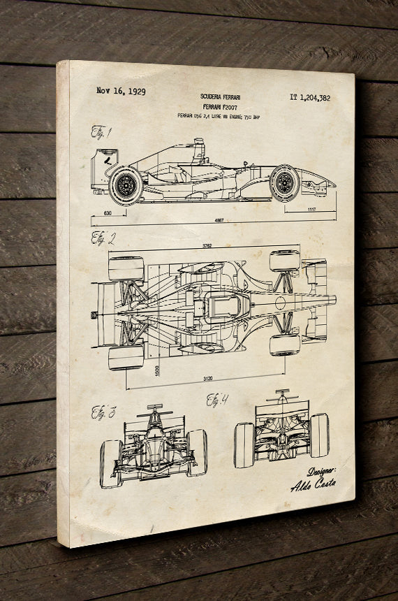 ferrari_scuderia_formula_f1_raikkonen_vettel_darcek_patent_obraz_obrazy_na_stenu_plátne_plátno