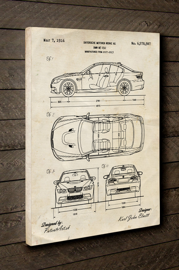 obraz_svetly_bmw_m3_e92_patent_tricko_biele_mercedes_audi