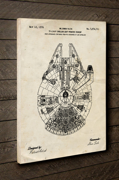 starwars_millenium_falcon_anakin_darth_vader_originalne_darcek_dar_pre_muza_pre_zenu_patent_obraz_obrazy_na_stenu_plátne_plátno