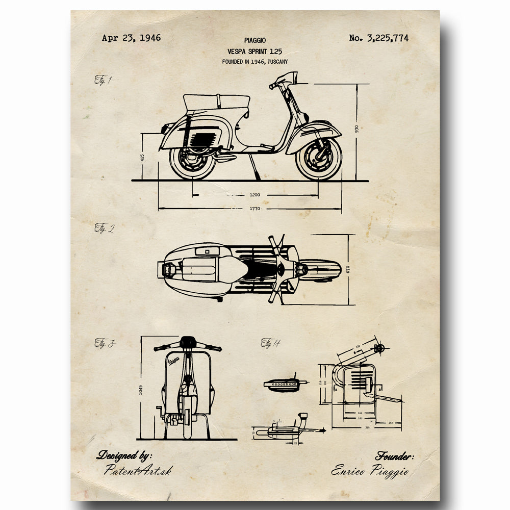 vespa_motorky_moto_obraz_svetly_motorka_dar_darcek_motorkar