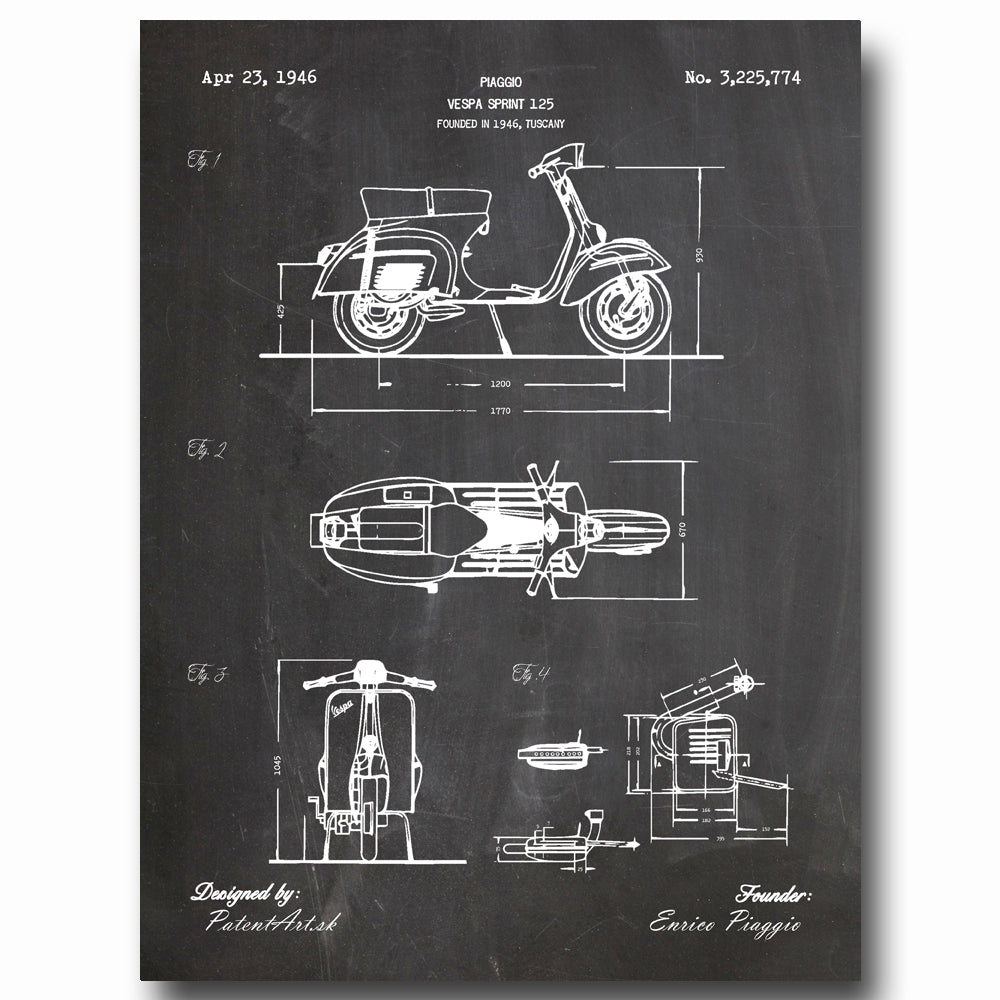 vespa_motorky_moto_obraz_tmavy_motorka_dar_darcek_motorkar_vianoce